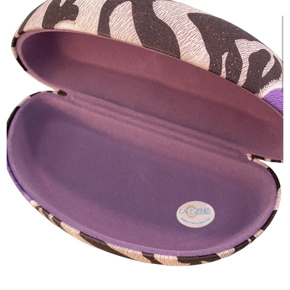 California Accessories Sunglass hard shell Case-purple and black NWT - Picture 5 of 8